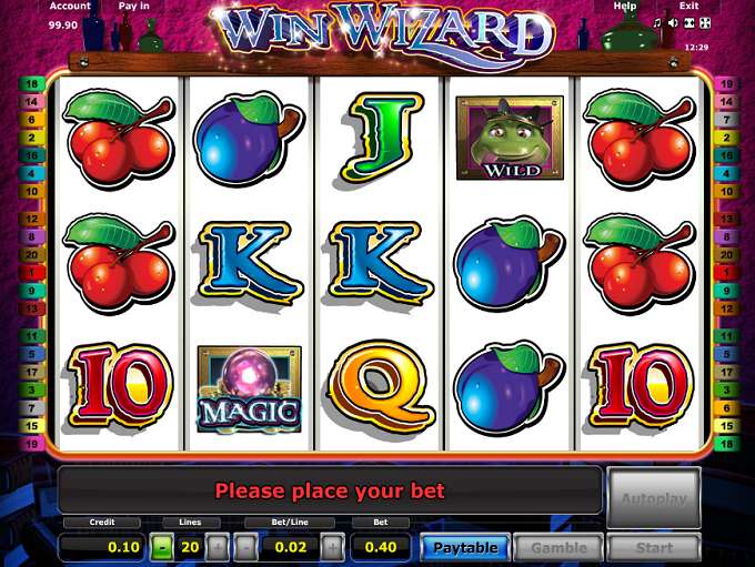 Der Slot Win Wizard – Novomatic-Slots online kostenlos spielen Der Slot Win Wizard – Novomatic-Slots online kostenlos spielen
